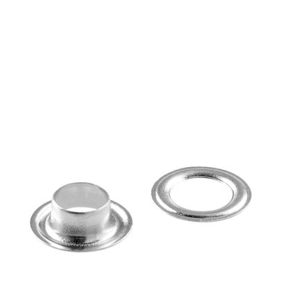 Œillets de bâche inoxydables, autocoupants, laiton null | Œillets ronds #1 (⌀ 8 mm)