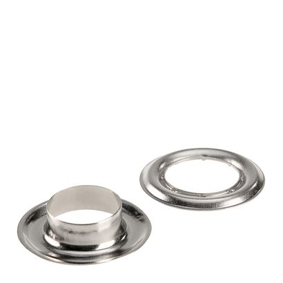 Œillets de bâche, autocoupants, acier null | Œillets ronds #4 (⌀ 15,2 mm)