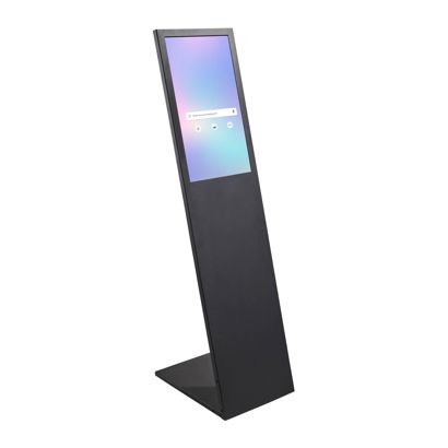 Totem numérique PLANAVISION, noir, mat null