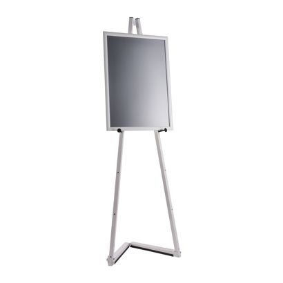Chevalet mobile en aluminium avec cadre clic-clac null | A2 420 x 594 mm | 1.500 mm