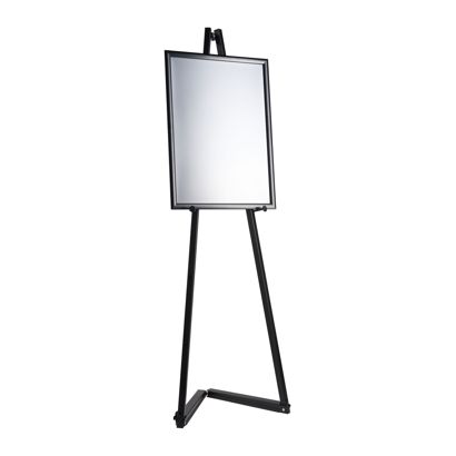 Chevalet mobile en aluminium avec cadre clic-clac null | A2 420 x 594 mm | 1.500 mm