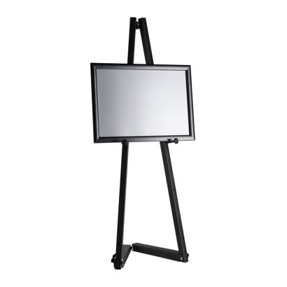 Chevalet mobile en aluminium avec cadre clic-clac null | A3 297 x 420 mm | 1.000 mm
