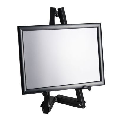 Chevalet mobile en aluminium avec cadre clic-clac null | A3 297 x 420 mm | 500 mm