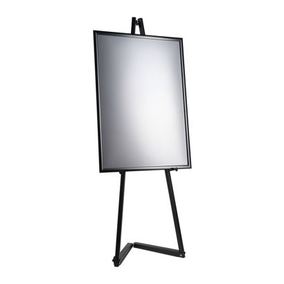 Chevalet mobile en aluminium avec cadre clic-clac 