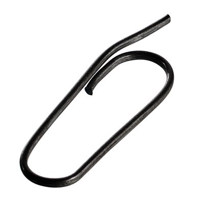 Trombone attache-étiquette ovale