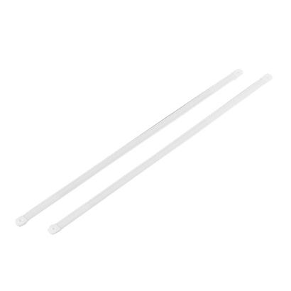 Lamelles de relieur 165 mm, gaine en plastique, avec capuchons aux extrémités 