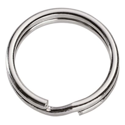 Anneaux pour porte-clé, nickelée 24 mm