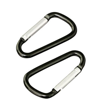 Mousquetons, aluminium null | 75 mm