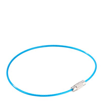 Porte-clés avec fermoir à vis, revêtement coloré null | 220 mm