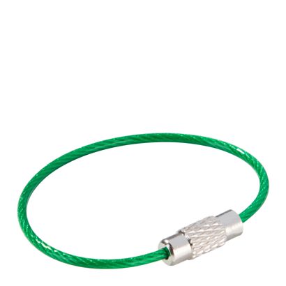 Porte-clés avec fermoir à vis, revêtement coloré null | 110 mm