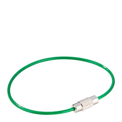 Porte-clés avec fermoir à vis, revêtement coloré null | 150 mm
