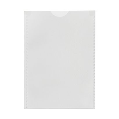 Pochette plastique non-perforée, transparent A7