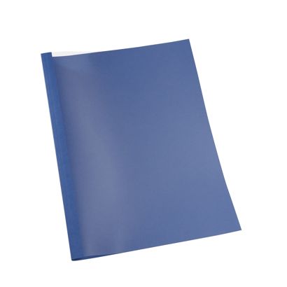 Chemises à reliure thermiques A4 avec fente, carton lin, 40 feuilles, null | 4 mm | 240 m