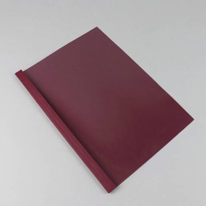 Chemises à reliure thermiques A4, carton cuir, 60 feuilles, null | 6 mm | 240 m