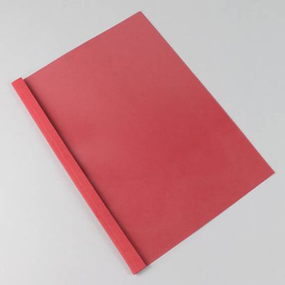 Chemises à reliure thermiques A4 avec fente, carton cuir, 40 feuilles, null | 4 mm | 230 m