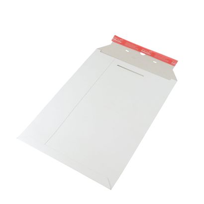 Pochette d'expédition en carton A3, 310 x 445 x 30 mm, blanche 