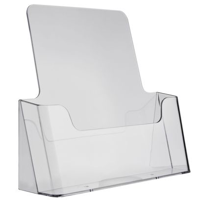Porte-brochure, polystyrène, transparent PTXF 1 x A4