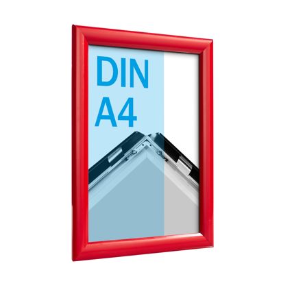 Cadre clic-clac rabattable, aluminium, A4 null | null | 25 mm