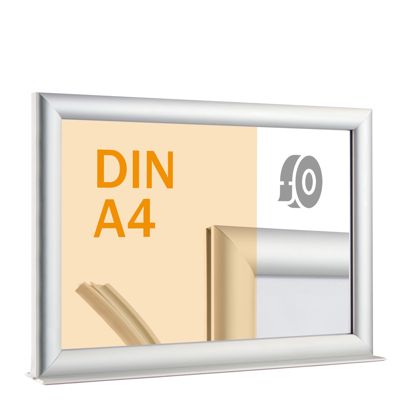 Cadre en aluminium A4, format paysage A4  | Format paysage 