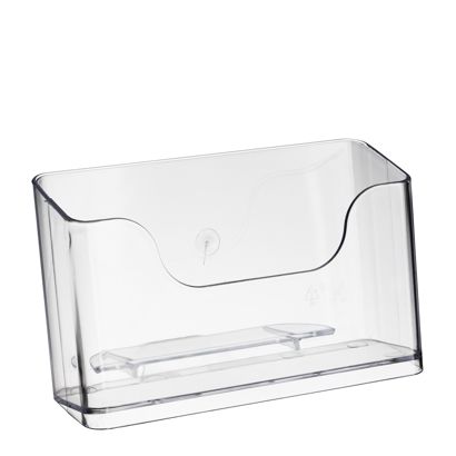 Porte-brochure, polystyrène, transparent PTXE 1 x format paysage | A6