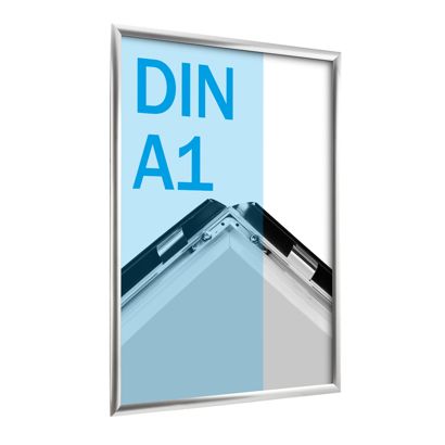 Cadre clic-clac rabattable, aluminium, A1 null | null | 25 mm