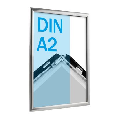 Cadre clic-clac rabattable, aluminium, A2 null | null | 25 mm