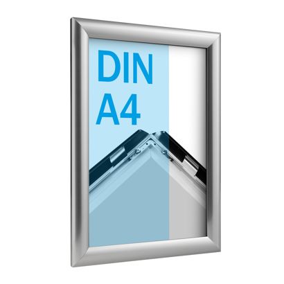Cadre clic-clac rabattable, aluminium, A4 null | null | 25 mm