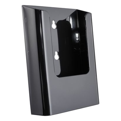 Porte-brochures mural, polystyrène, transparent PTXD, 1 x null | 1/3 A4