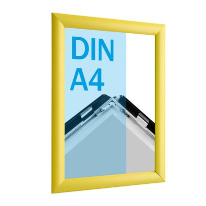 Cadre clic-clac rabattable, aluminium, A4 null | null | 25 mm