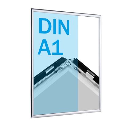 Cadre clic-clac rabattable, aluminium, A1 null | null | 25 mm