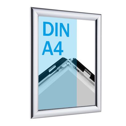 Cadre clic-clac rabattable, aluminium, A4 null | null | 25 mm