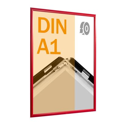 Cadre clic-clac rabattable, aluminium, A1, adhésif null | null
