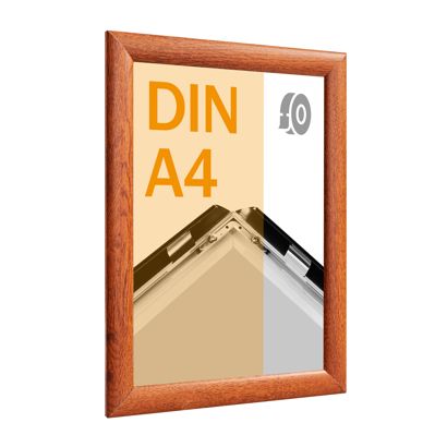 Cadre clic-clac rabattable, aluminium, A4, adhésif null | null
