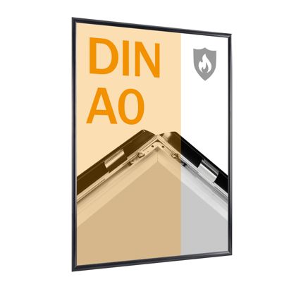 Cadre clic-clac ignifuge A0 avec certificat de classement au feu B-s1, d0 null | null