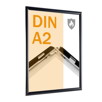Cadre clic-clac ignifuge A2 avec certificat de classement au feu B-s1, d0 null | null