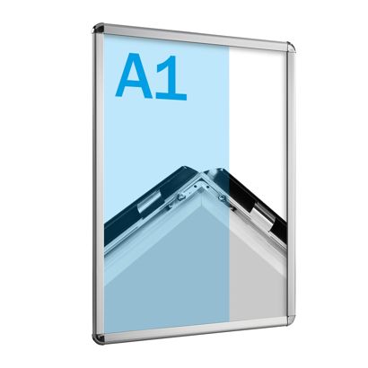 Cadre clic-clac rabattable, aluminium, A1 null | null | 32 mm