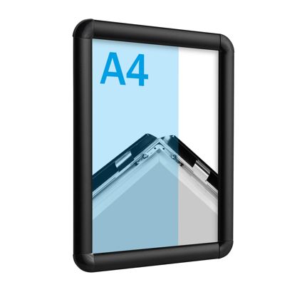 Cadre clic-clac rabattable, aluminium, A4 null | null | 25 mm