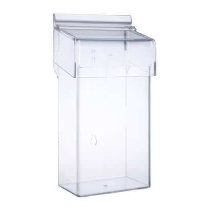 Porte-brochure extérieur avec couvercle, extra profond, robuste 1/3 A4