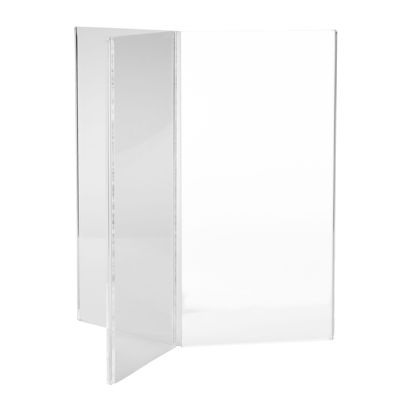 Porte-menu en Y, acrylique, DL (105 x 210 mm)