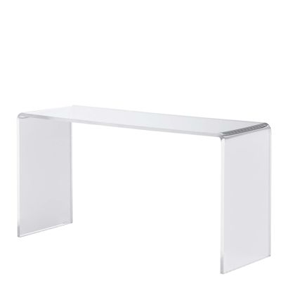 Table gigogne, acrylique, transparente, rectangulaire 200 x 100 x 70 mm