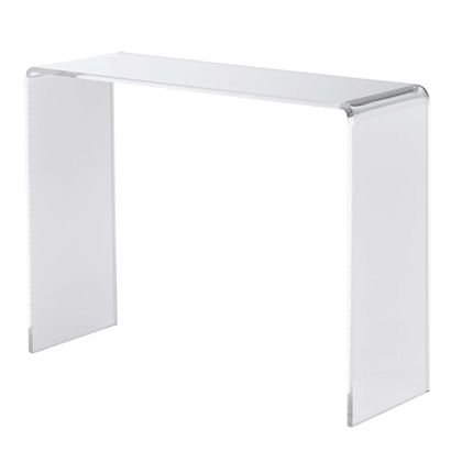 Table gigogne, acrylique, transparente, rectangulaire 200 x 150 x 70 mm
