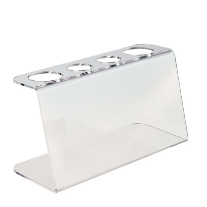 Support pour cornet de glace, acrylique, 4 trous, transparent 