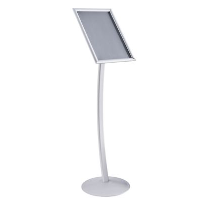 Présentoir sur pied CURVED A3 avec cadre clic-clac null