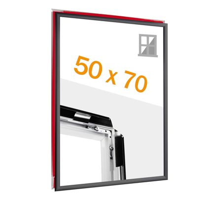 Cadre clic-clac pour vitrine B2 null
