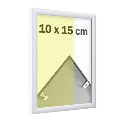 Cadre photo en aluminium, styrène transparent null | 10 x 15 cm | null