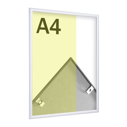 Cadre photo en aluminium, styrène transparent null | A4 21 x 29,7 cm | null
