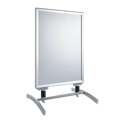 Stop-trottoir SPIDER A1, résistant au vent, profil 32 mm, argenté argent 