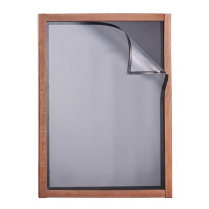 Tableau noir mural en bois MULTI, avec ardoise et cadre magnétique A1 59,4 x 84,1 cm