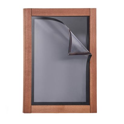 Tableau noir mural en bois MULTI, avec ardoise et cadre magnétique A3 29,7 x 42 cm