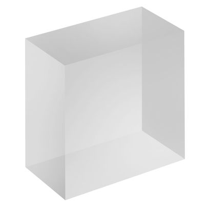 Bloc acrylique, transparent 75 x 75 x 50 mm 